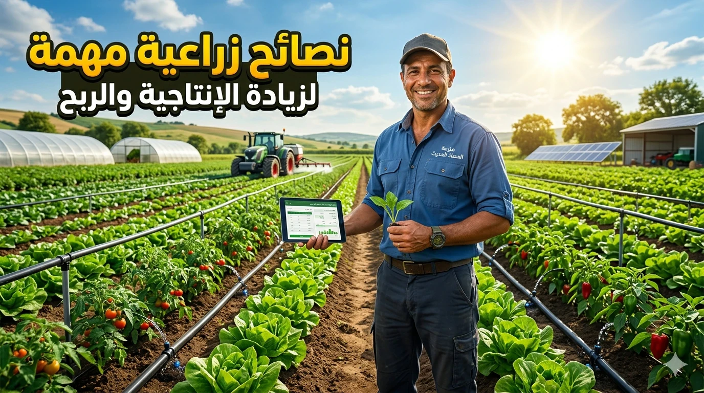 image about أهم النصائح الحديثة لنجاح الزراعة وتحقيق إنتاج وفير بجودة عالية