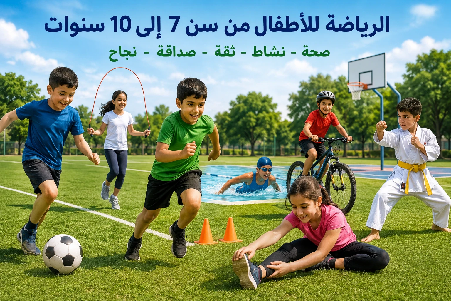 image about الرياضة وأهميتها للأطفال من سن 7 إلى 10 سنوات