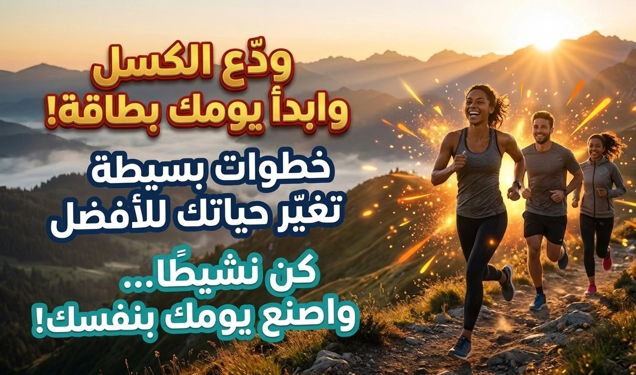 image about أنشطة بسيطة تمنحك الطاقة وتبعد عنك الكسل