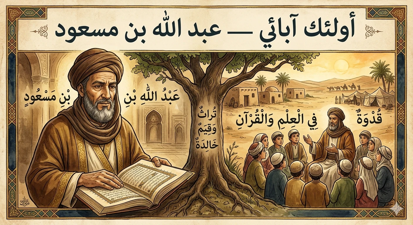 image about أولئك آبائي — عبد الله بن مسعود | صوت القرآن الذي هزّ قلوب الكفار