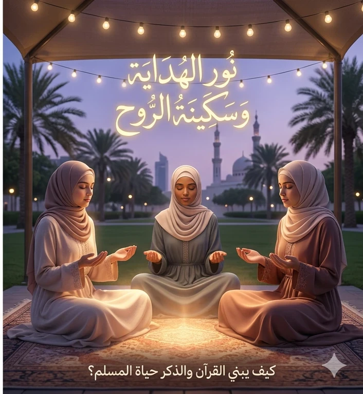 image about نور الهداية وسكينة الروح: كيف يبني القرآن والذكر حياة المسلم؟