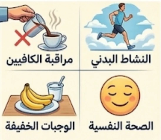 image about علاج القلق والتوتر قبل النوم:   خطوات عملية ونفسية لنوم عميق وهادئ