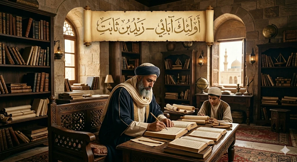 image about أولئك آبائي — زيد بن ثابت | العقل الذي حفظ القرآن للأمة