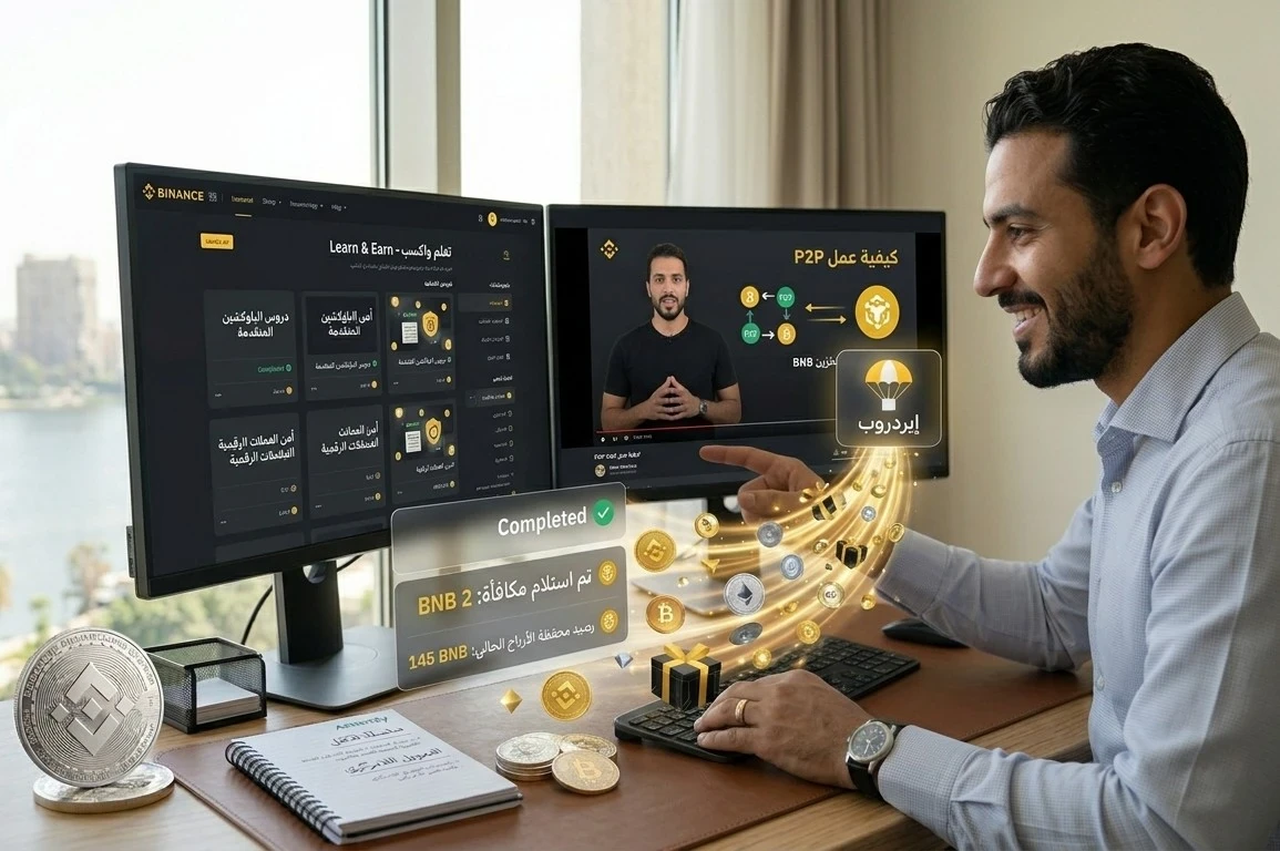 image about الربح من بينانس بدون إيداع : الدليل الشامل لجمع العملات الرقمية مجاناً