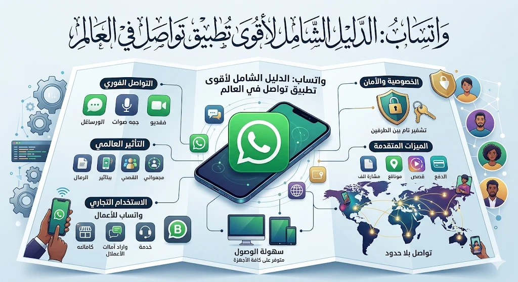 image about واتساب: الدليل الشامل لأقوى تطبيق تواصل في العالم