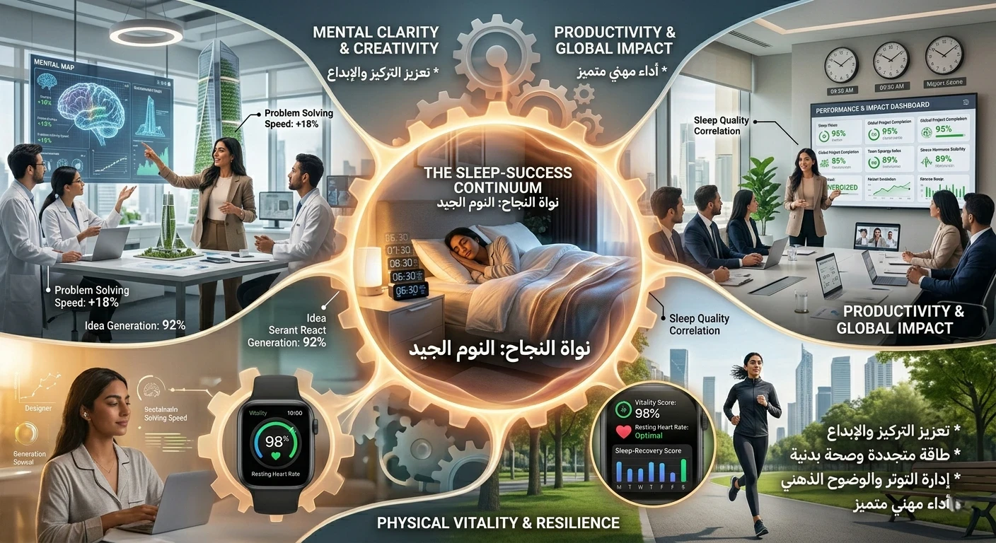 image about النوم الجيد: السر الخفي وراء النجاح والإبداع والصحة المتكاملة