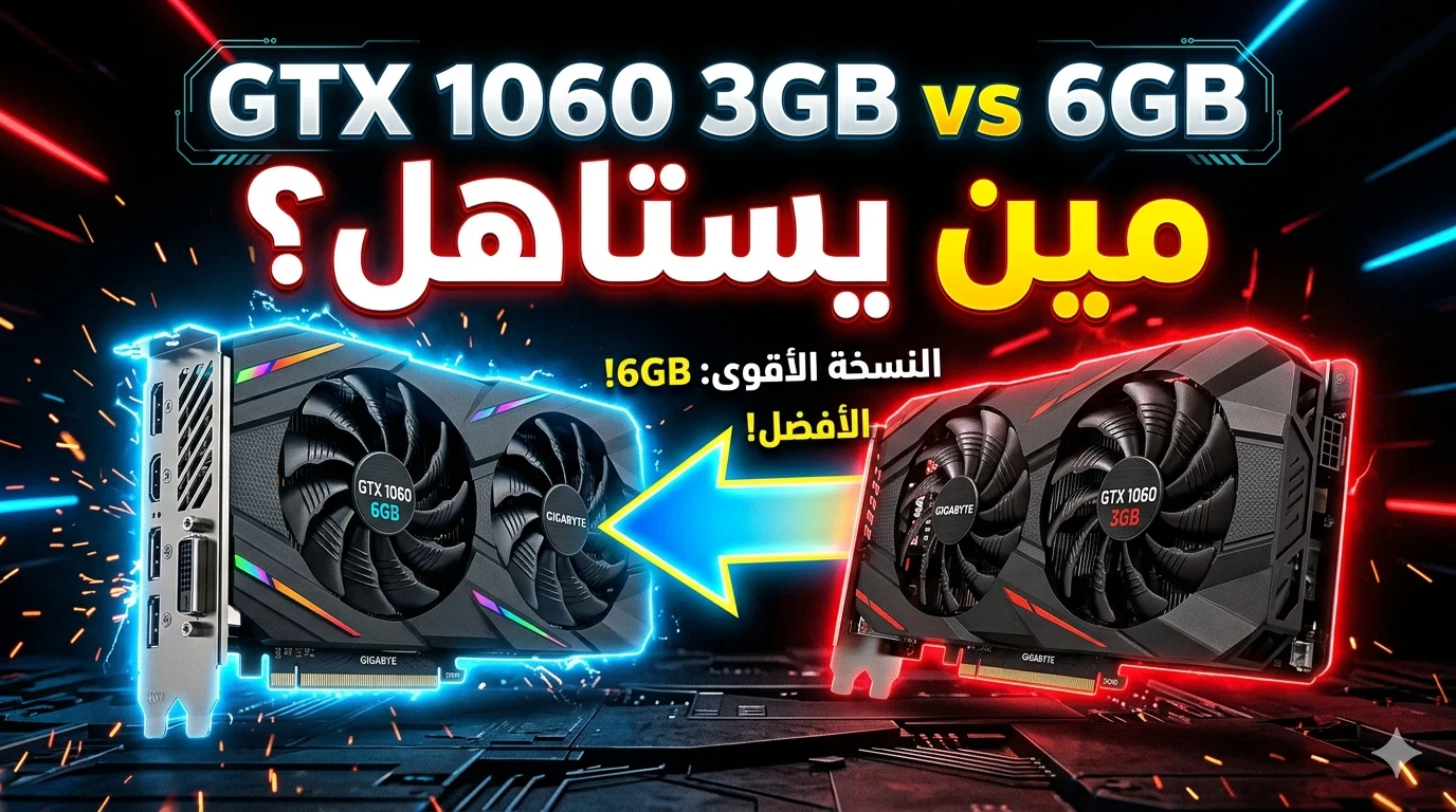 image about مراجعة GTX 1060 3GB و 6GB: لسه يستاهلوا في 2026 ولا خلاص؟
