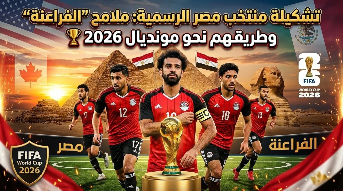 image about تشكيلة منتخب مصر الرسمية: ملامح ”الفراعنة“ وطريقهم نحو مونديال 2026