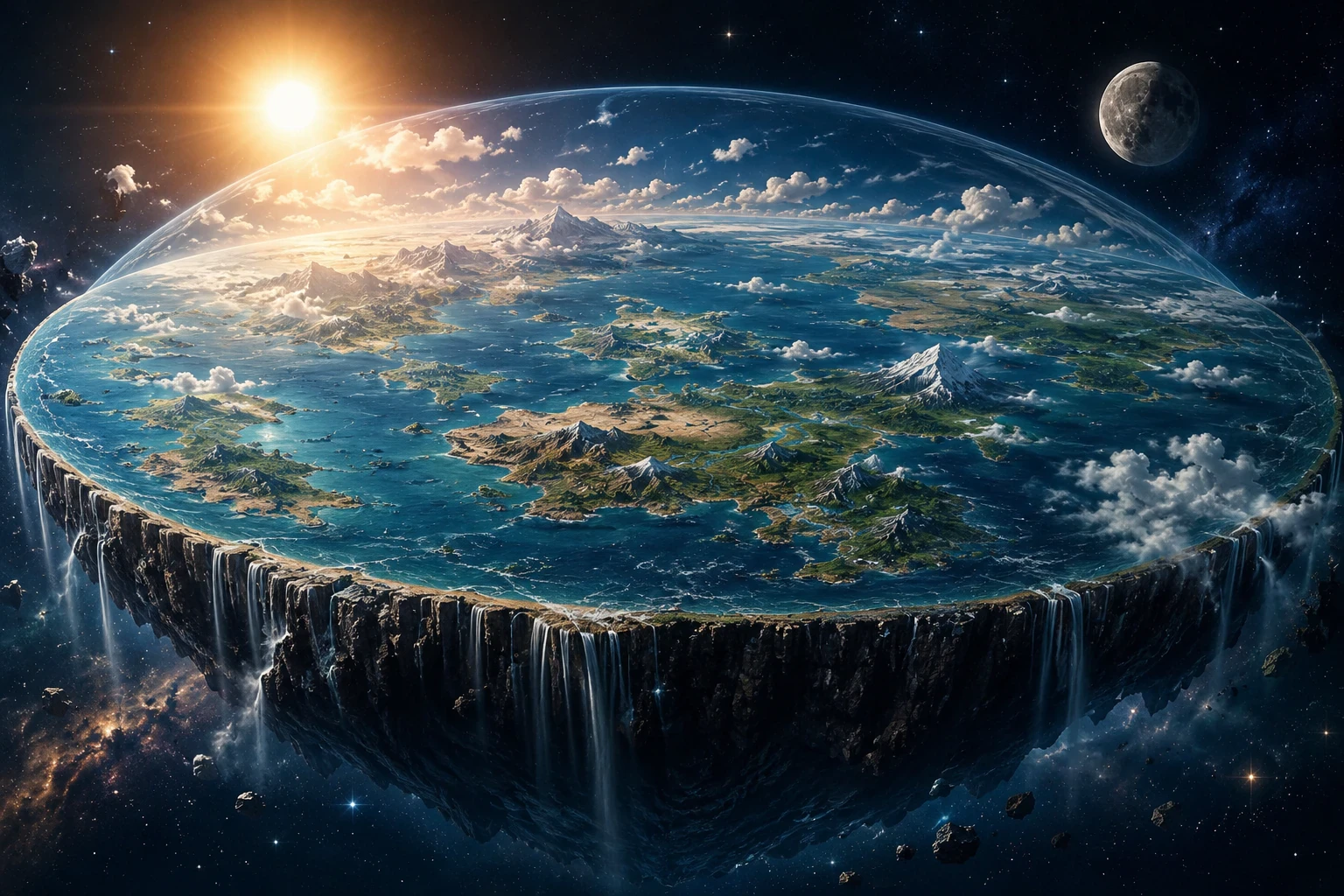 image about ? What If the Earth Were Flat