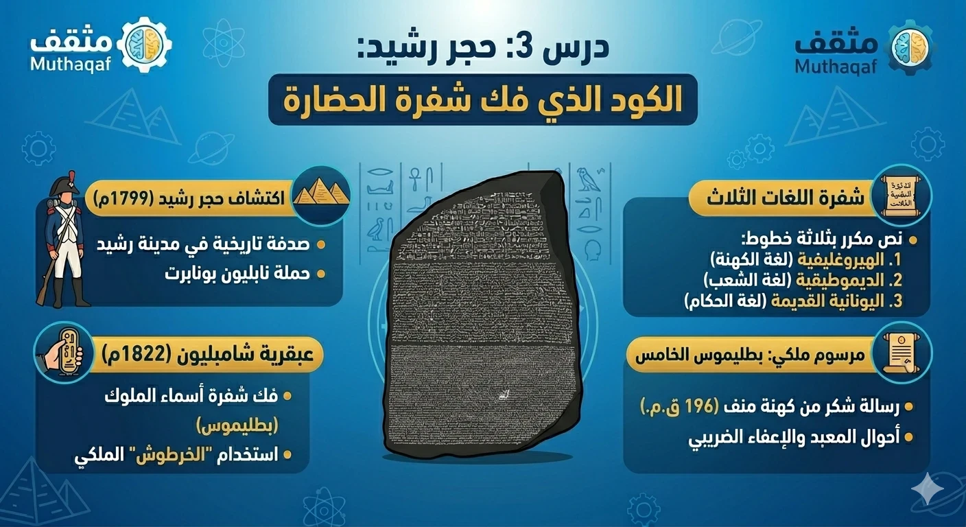 image about حجر رشيد: الكود الذي فك شفرة الحضارة