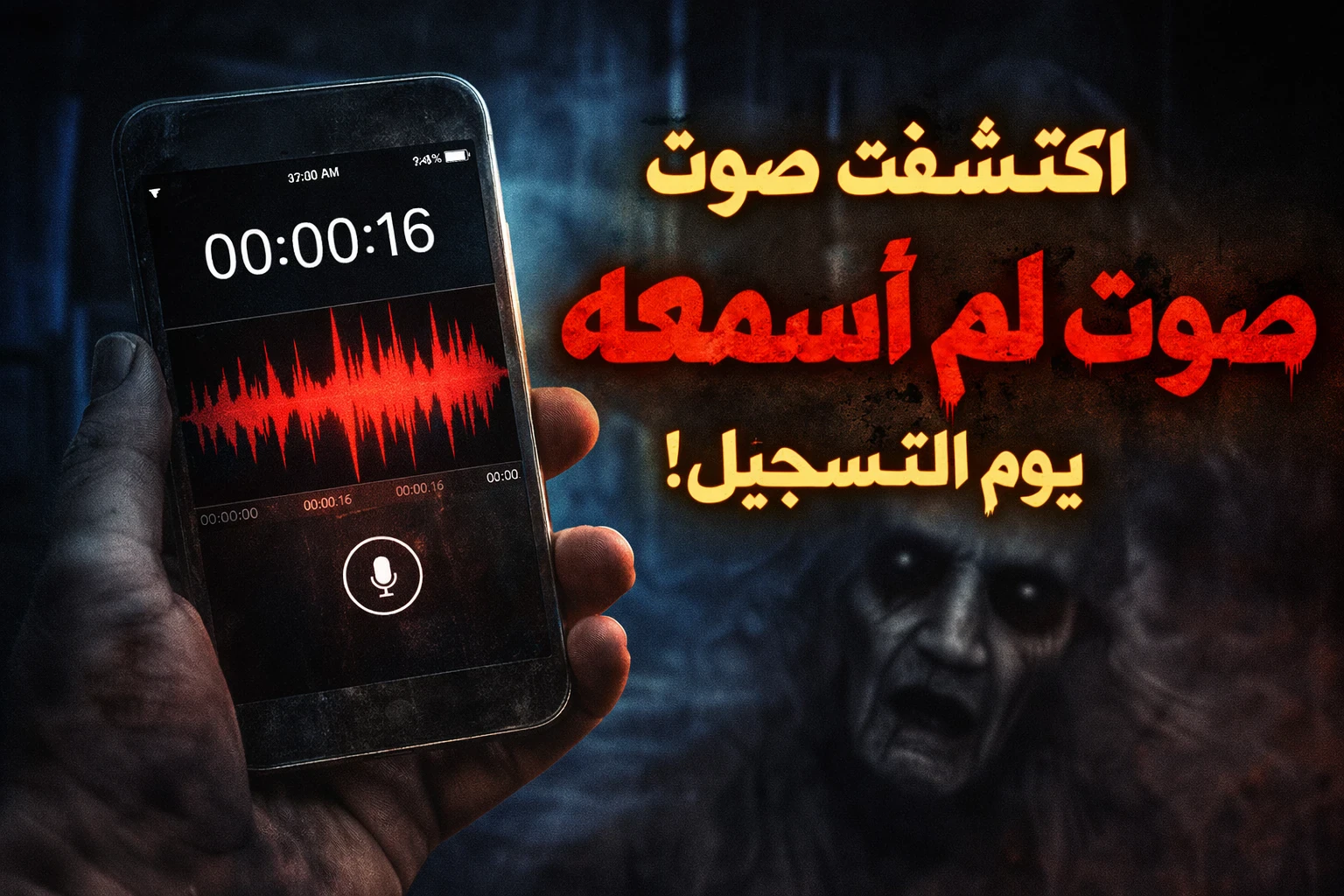 image about فتحت التسجيل القديم في هاتفي... واكتشفت صوتًا لم أسمعه يوم التسجيل!