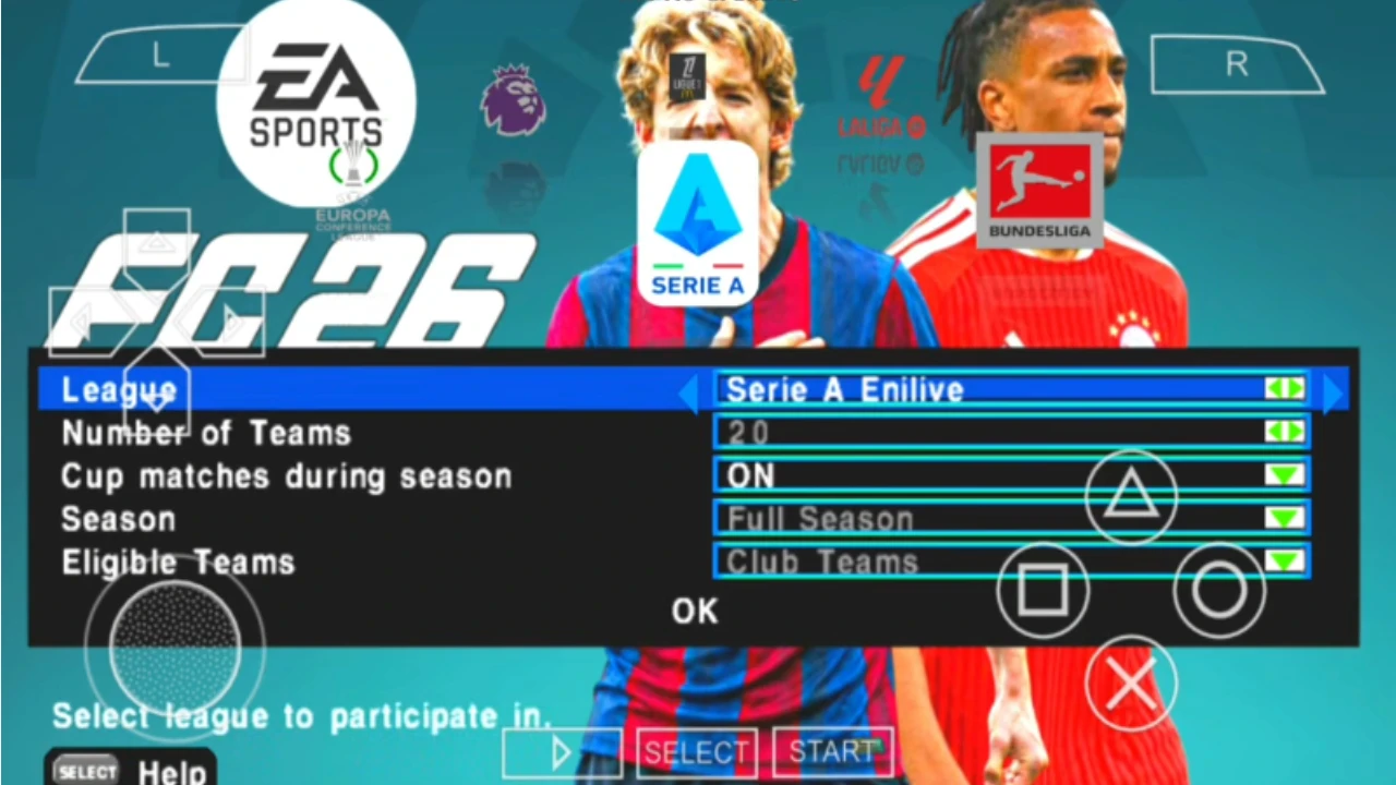 image about EA Sports FC 26 Ppsspp (Fifa 26 Psp) New Update Ps5 Camera Android Offline Download