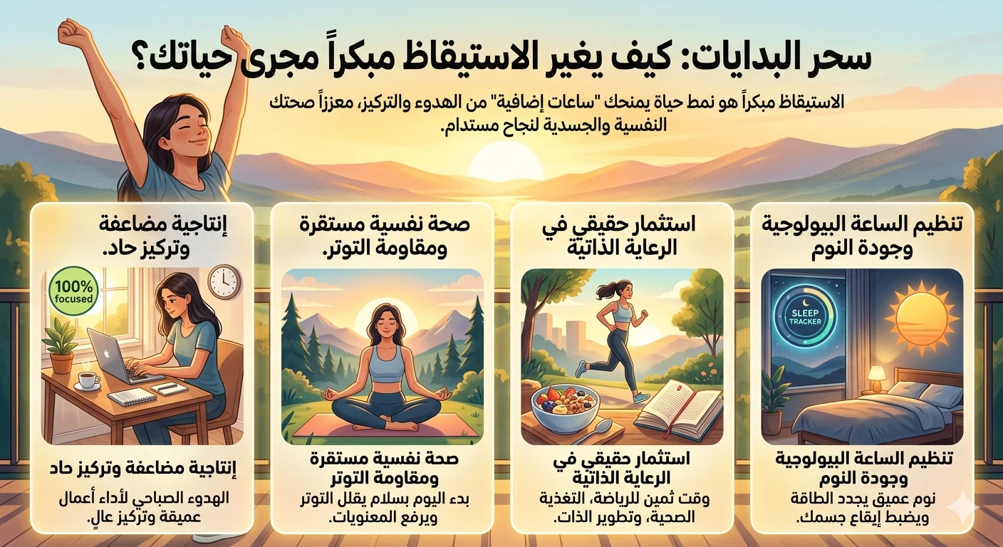 image about سحر البدايات: كيف يغير الاستيقاظ مبكراً مجرى حياتك؟