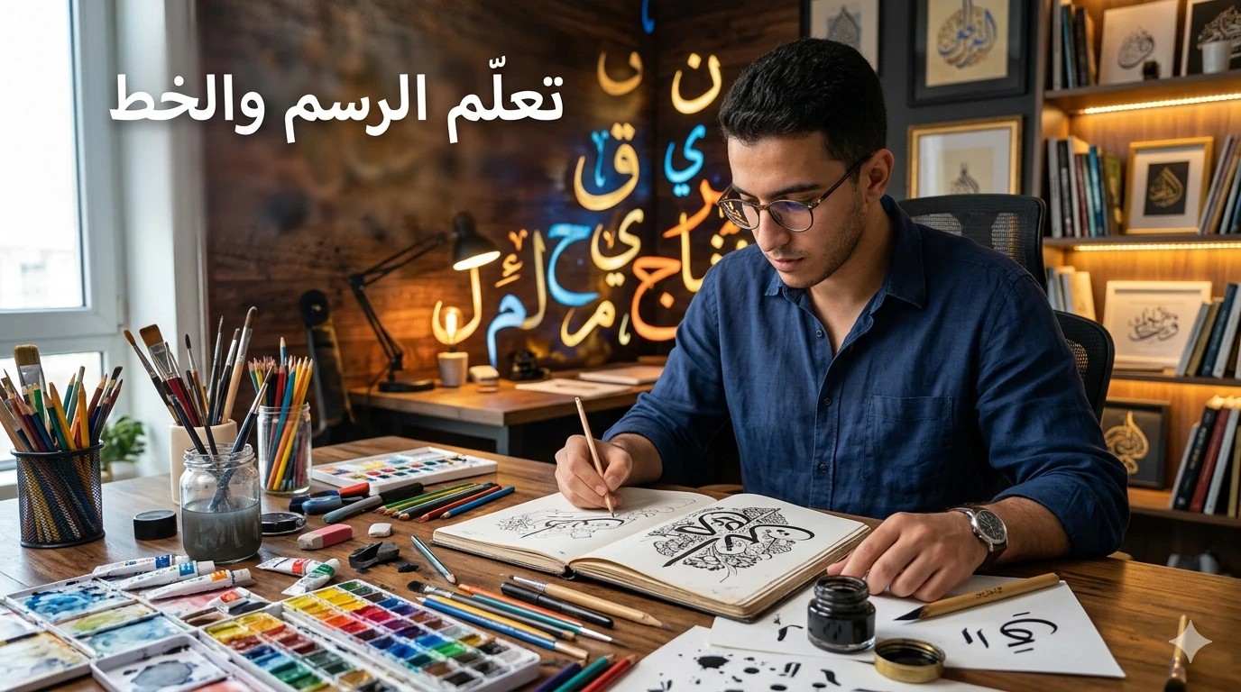 image about رحلة الإبداع التي تصنع فنان متميز.