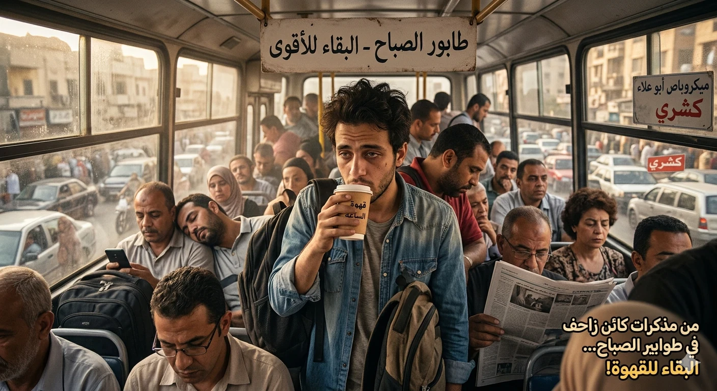 image about مذكرات كائن زاحف في طوابير الصباح: كيف تنجو من مواقف الحياة اليومية المنهكة