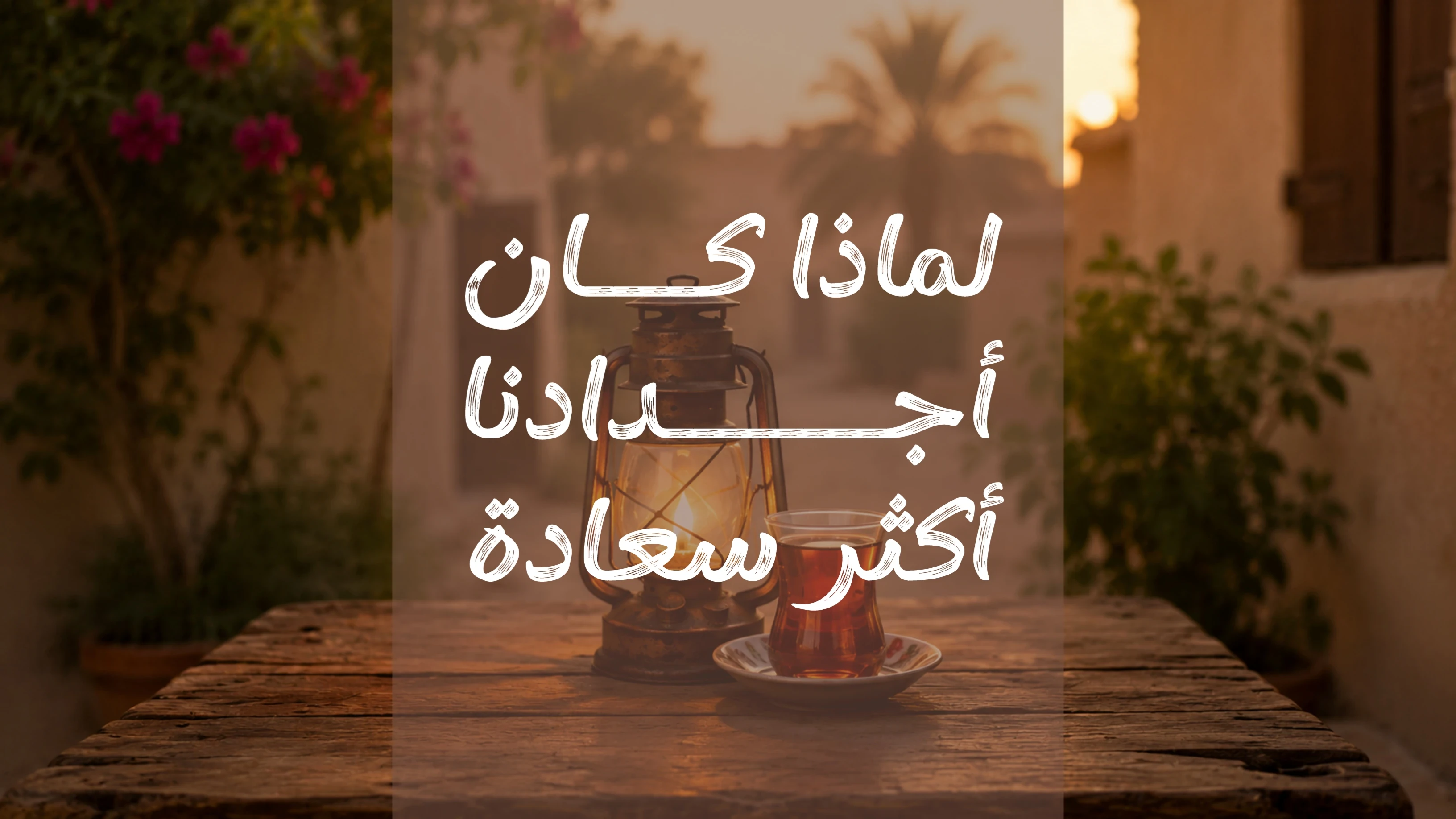 image about لماذا كان أجدادنا أكثر سعادة منا؟