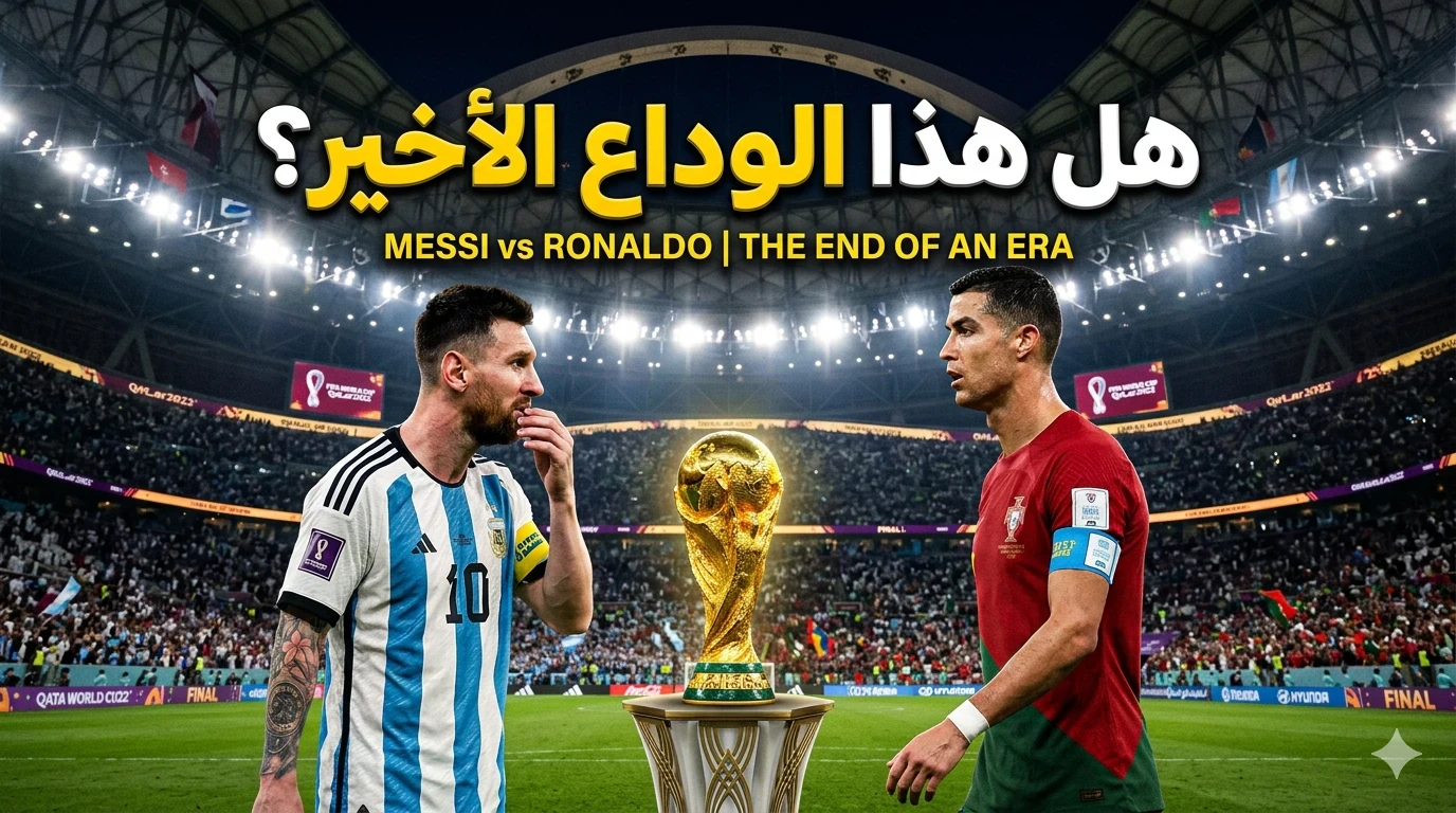 image about 🏆 هل نشاهد آخر كأس عالم لميسي ورونالدو؟ نهاية أسطورتين هزتا عالم كرة القدم