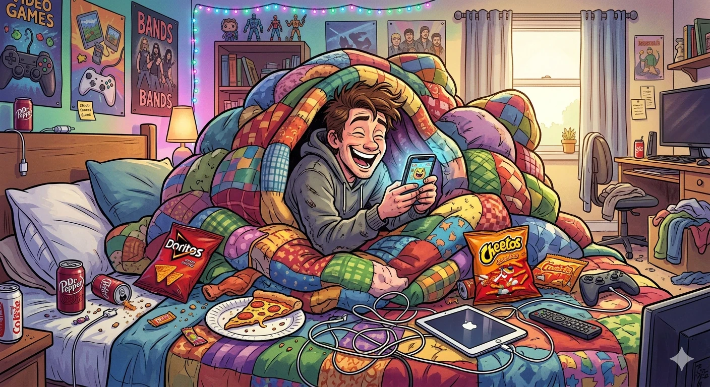 image about يومٌ قضيتُه داخل البطانية!