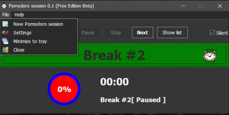 image about Pomodoro Session (Free Edition) First public version