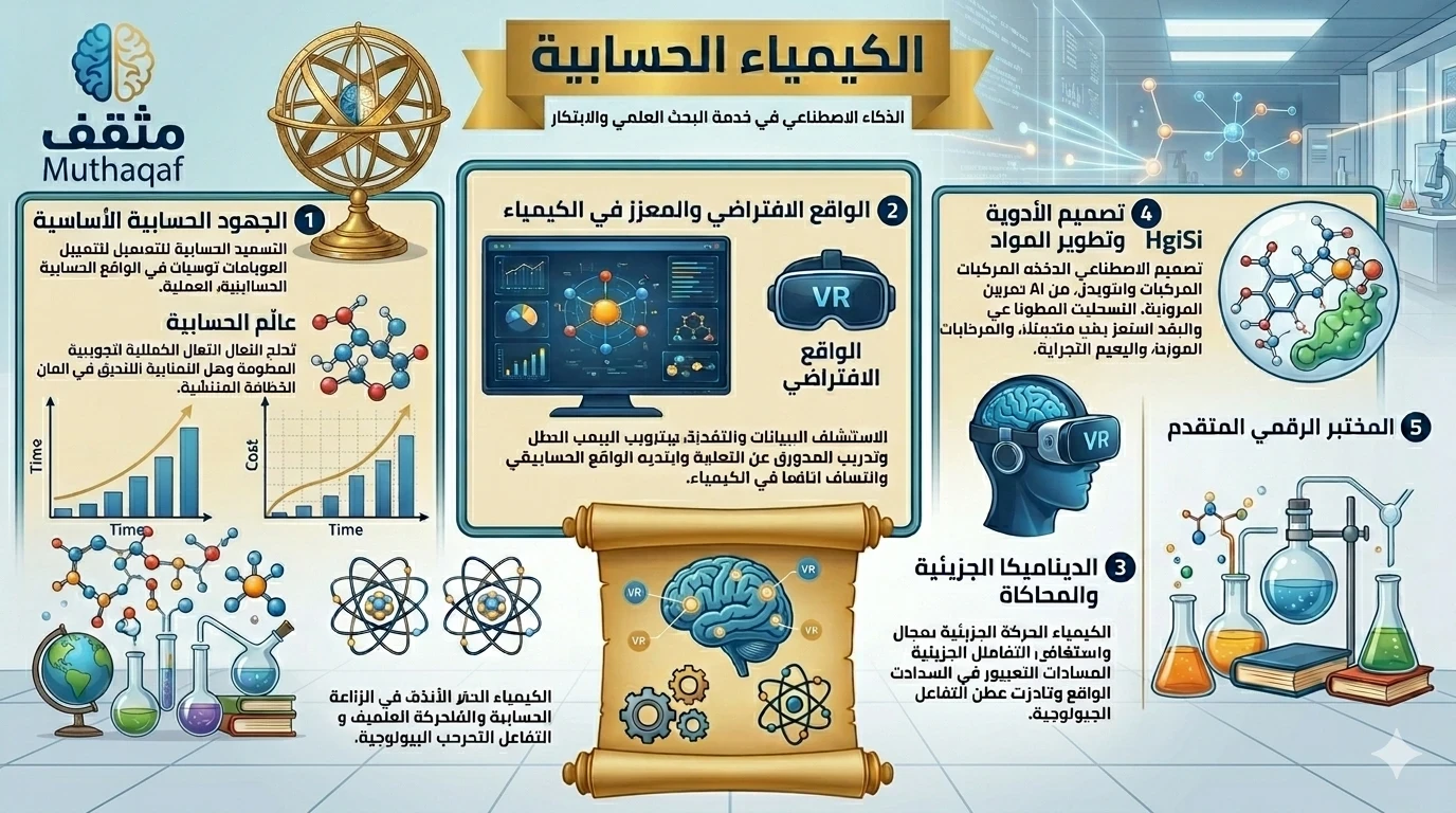 image about الكيمياء الحسابية: الذكاء الاصطناعي في خدمة البحث العلمي والابتكار