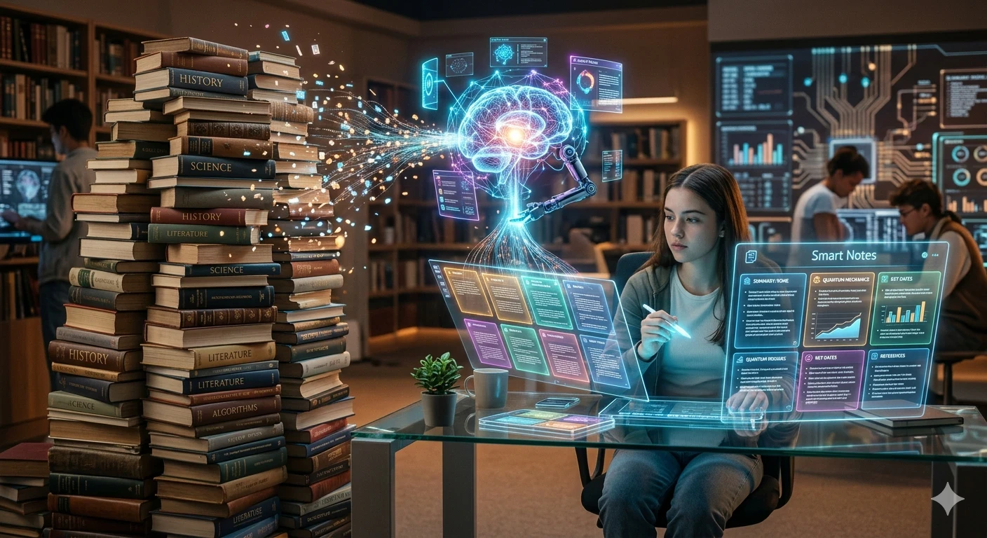 image about أفضل 10 أدوات ذكاء اصطناعي مجانية للطلاب في 2026 ستوفر عليك ساعات من المذاكرة 📚🚀