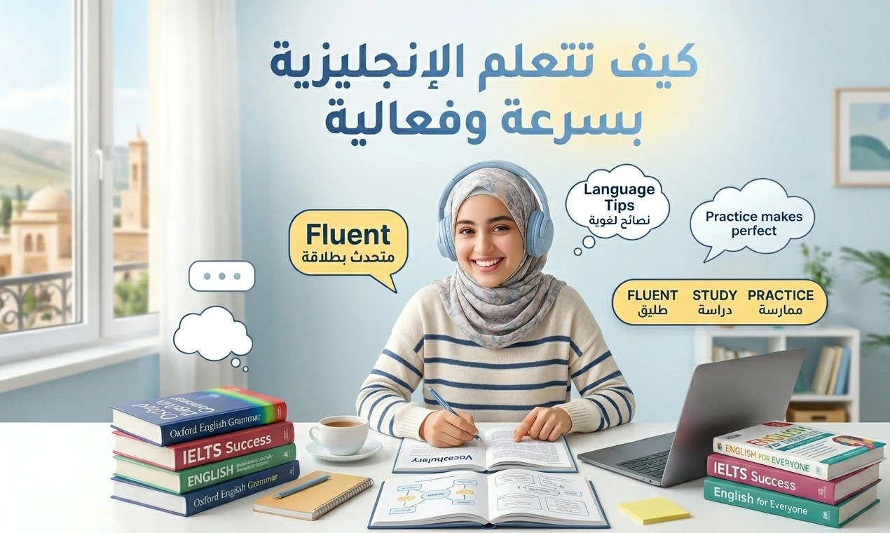 image about كيف تتعلم الإنجليزية بسرعة وبدون ملل؟ الطريقة الذكية التي تغيّر مستواك في وقت قصير