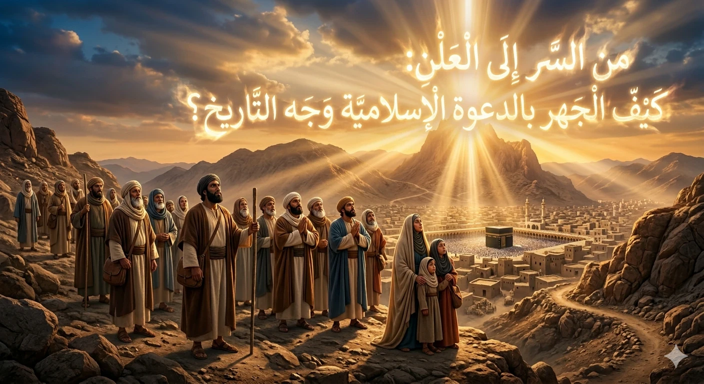 image about الجهر بالدعوة الإسلامية: عندما صدح الحق في وجه الجاهلية