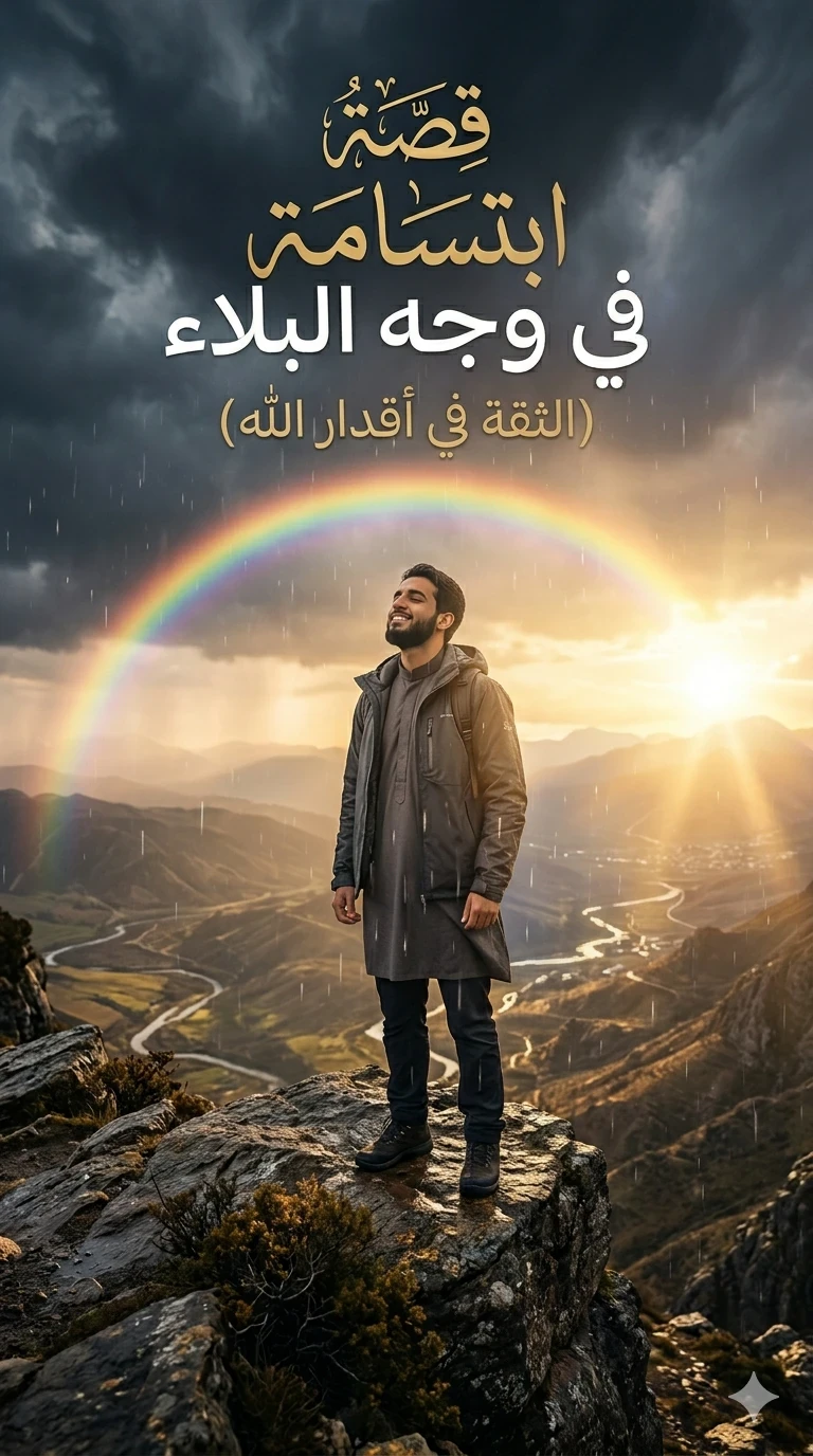 image about قصة ابتسامة في وجه البلاء (الثقة في أقدار الله)