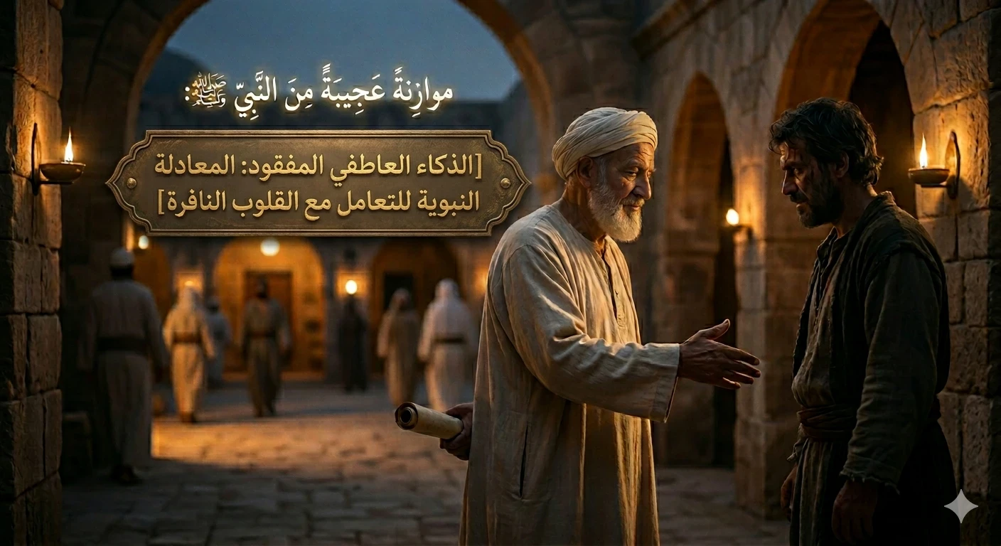 image about الذكاء العاطفي المفقود: المعادلة النبوية للتعامل مع القلوب النافرة
