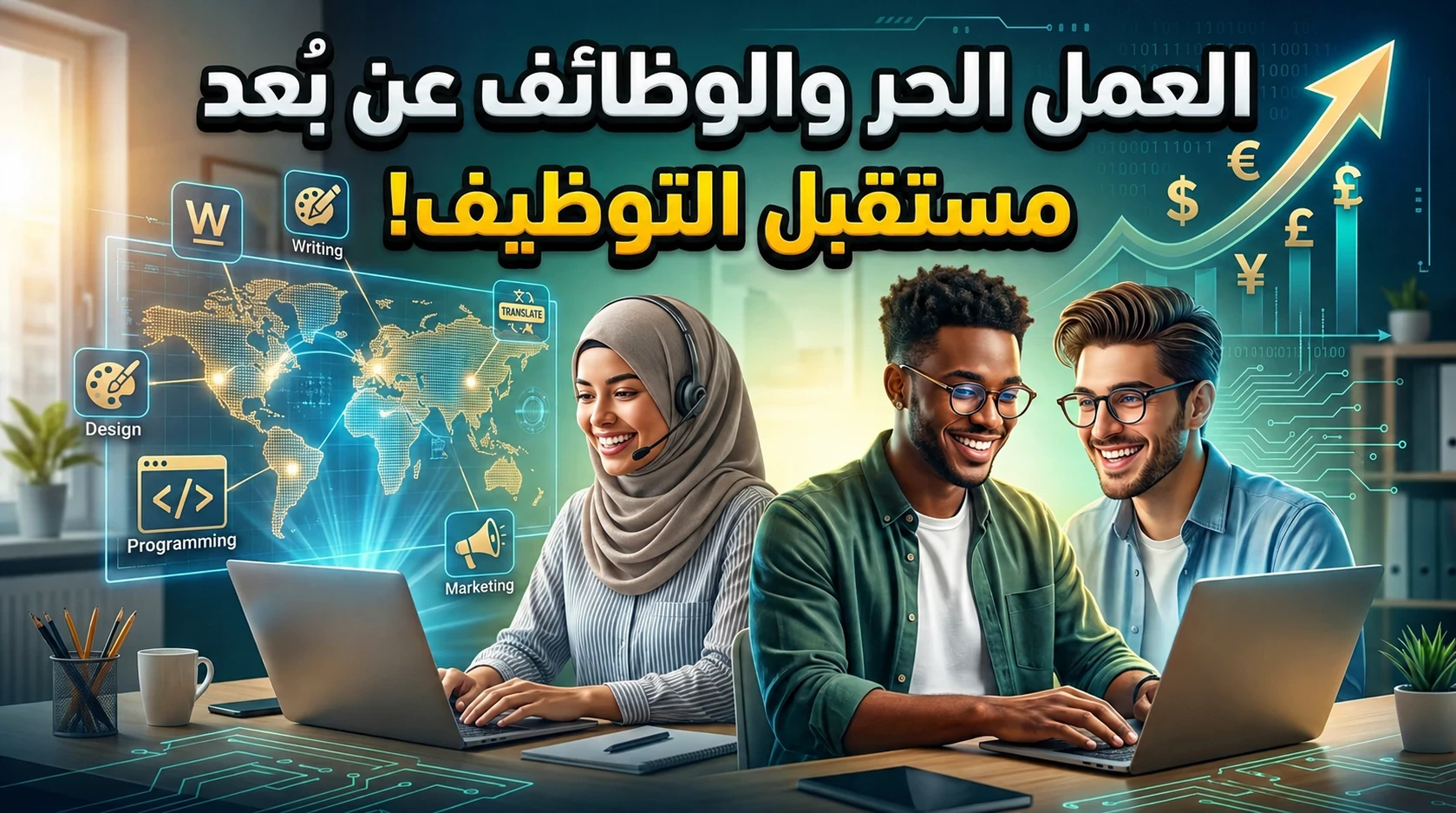 image about 💼🌐 كيف غيّر العمل الحر (Freelancing) والوظائف عن بُعد مستقبل التوظيف وفتح أبوابًا جديدة لتحقيق الدخل 💰 والاستقلال المالي 🚀 في العصر الرقمي