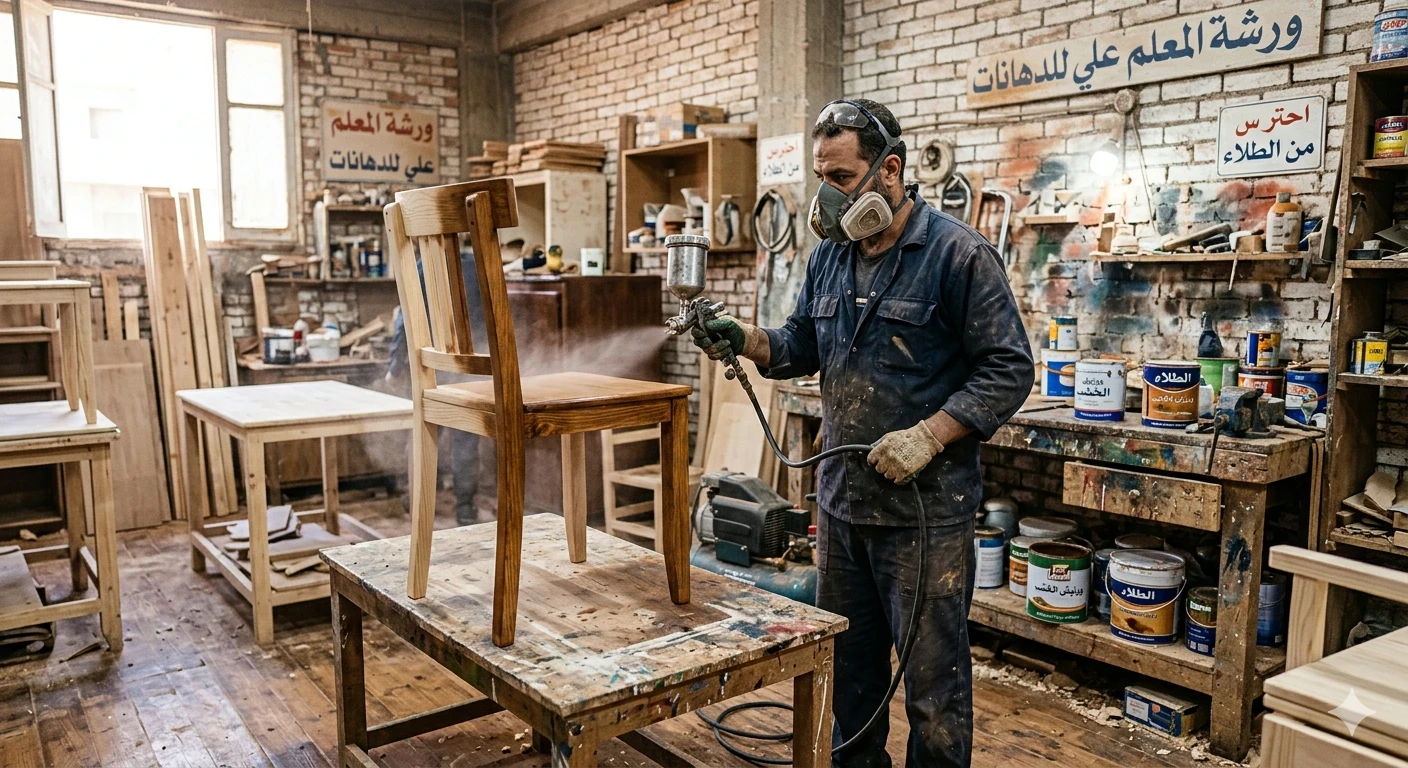 image about دهانات الأخشاب: الحماية المثالية والجمال الدائم للأثاث الخشبي