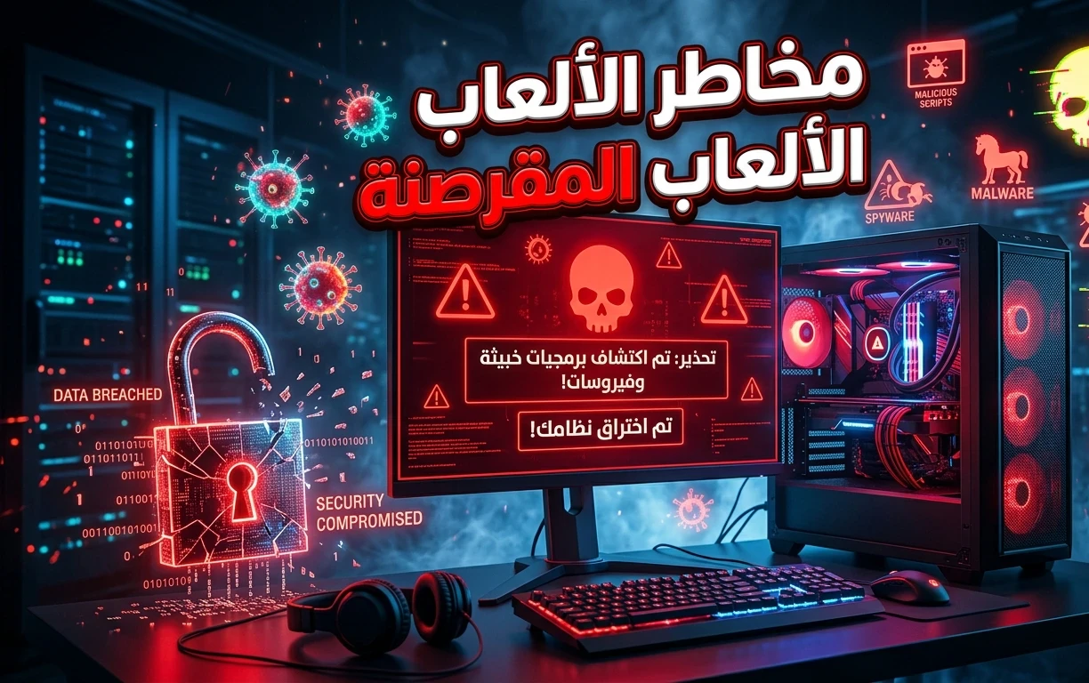 image about مخاطر تشغيل الالعاب المقرصنة علي الكمبيوتر