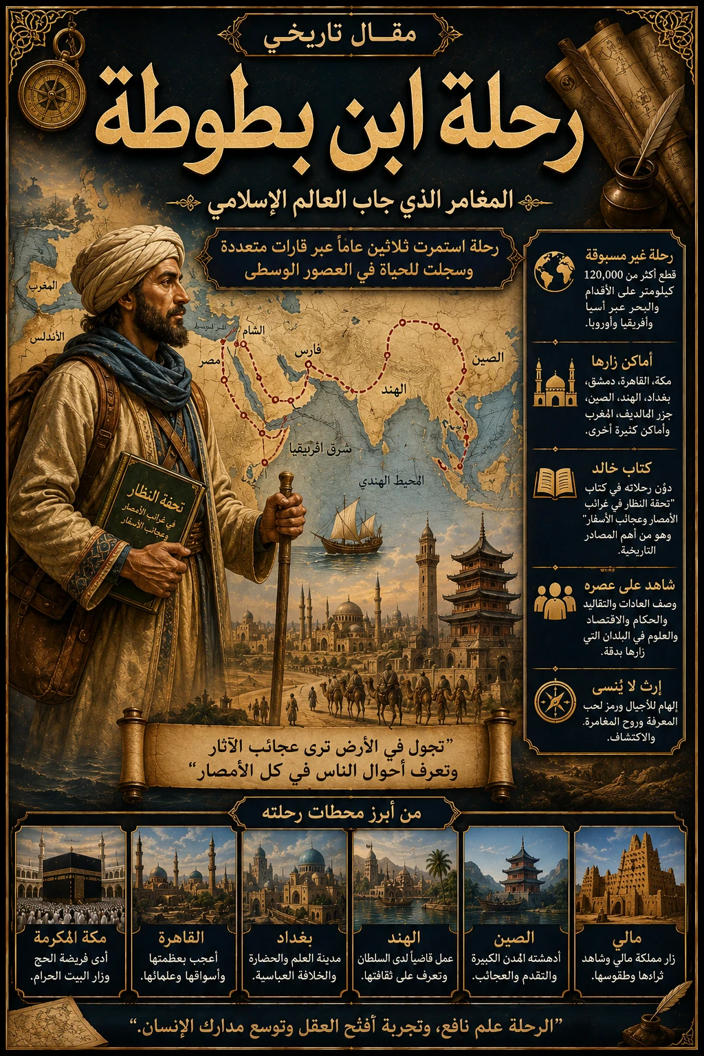 image about رحلة ابن بطوطة