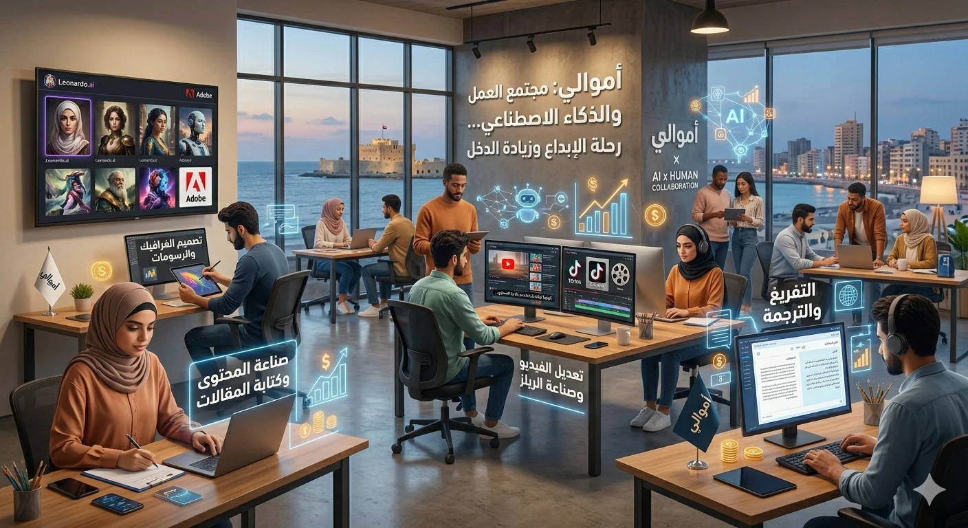 image about كنز مخفي.. أفضل 5 أدوات ذكاء اصطناعي مجانية لزيادة دخلك الشهري في 2026