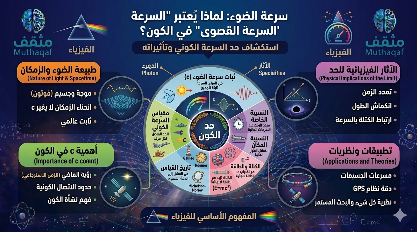image about سرعة الضوء: لماذا يُعتبر الضوء
