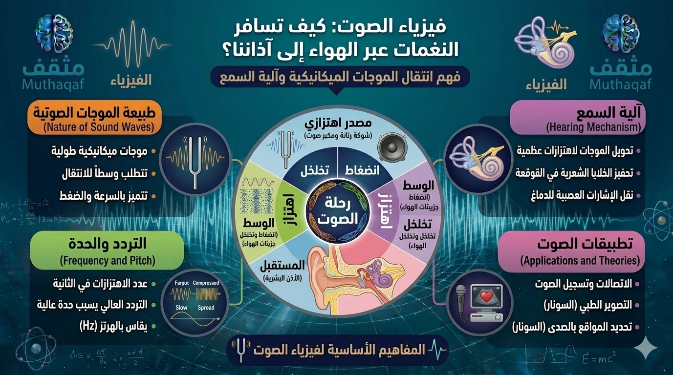 image about فيزياء الصوت: كيف تسافر النغمات عبر الهواء إلى آذاننا؟