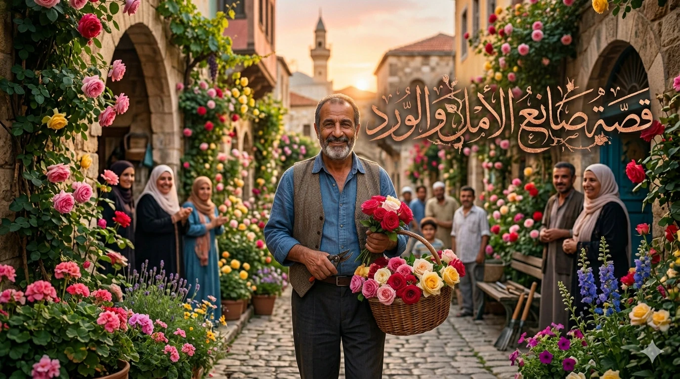 image about قصة صانع الأمل والورد