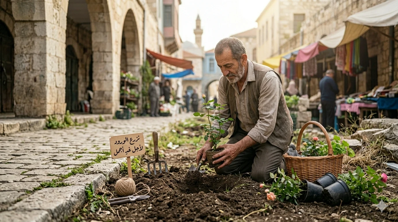 image about قصة صانع الأمل والورد