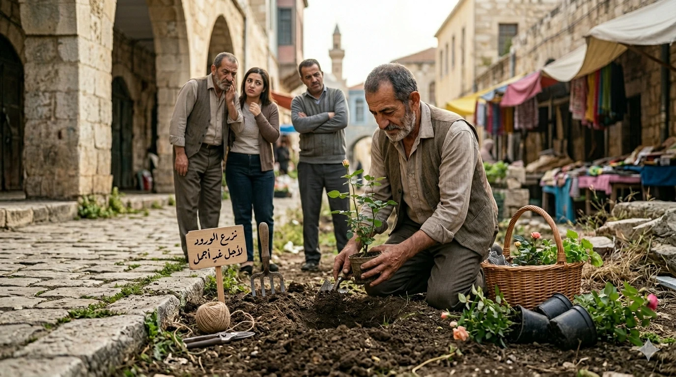 image about قصة صانع الأمل والورد