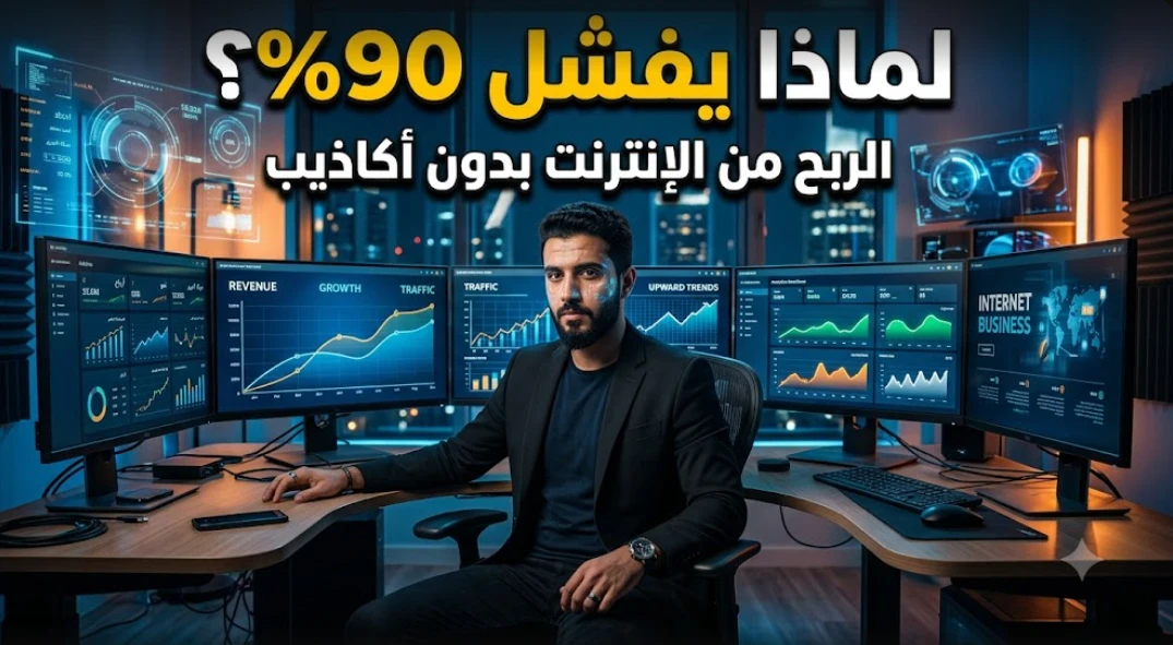 image about لماذا يفشل 90% من الأشخاص في الربح من الإنترنت رغم كثرة الفرص؟
