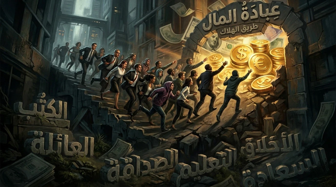 image about كيف أصبح المال متحكمًا في البشر؟ عندما تحولت الوسيلة إلى غاية