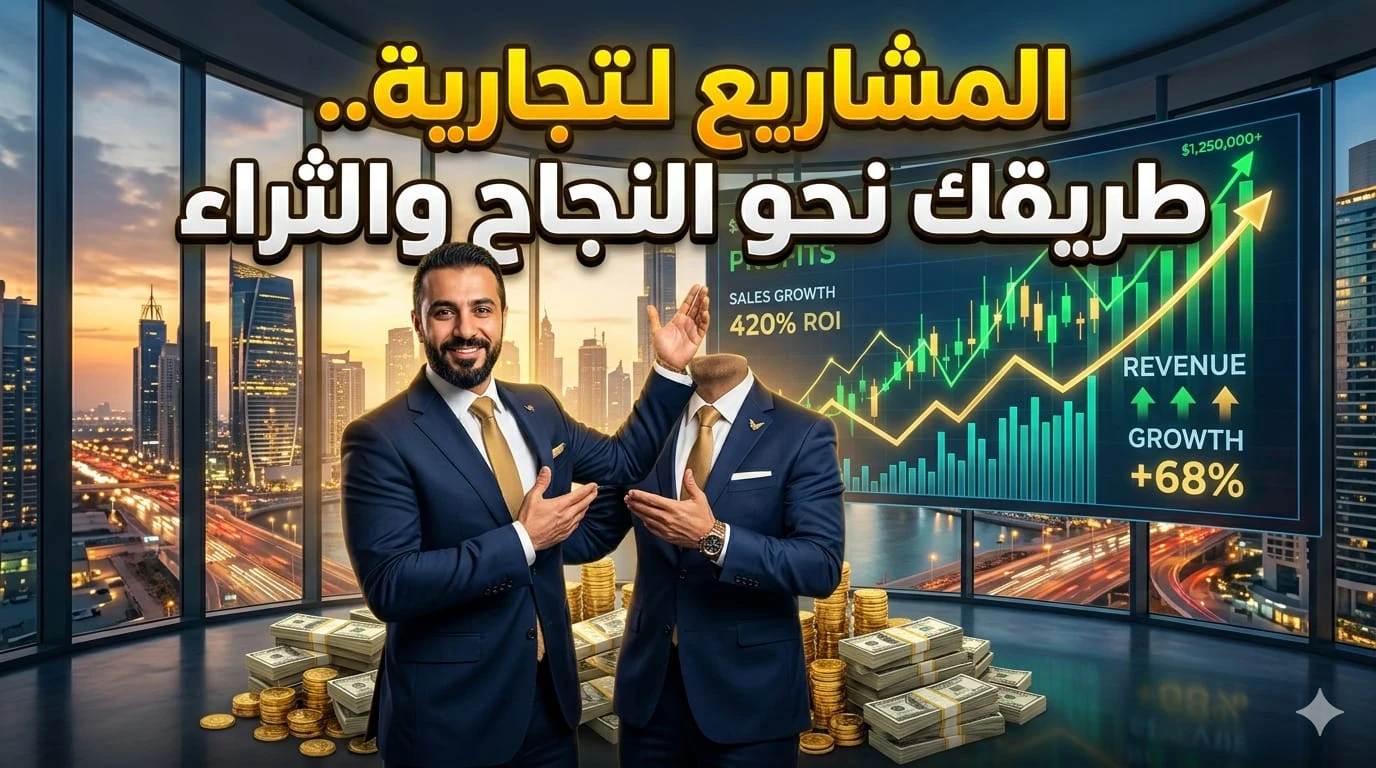 image about المشاريع التجارية: السر الحقيقي لتحقيق الثراء وبناء مستقبل ناجح