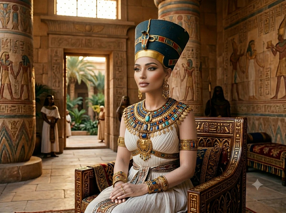 image about التزين في الحضارة المصرية القديمة: فن الجمال بين الحياة اليومية والمكانة الاجتماعية
