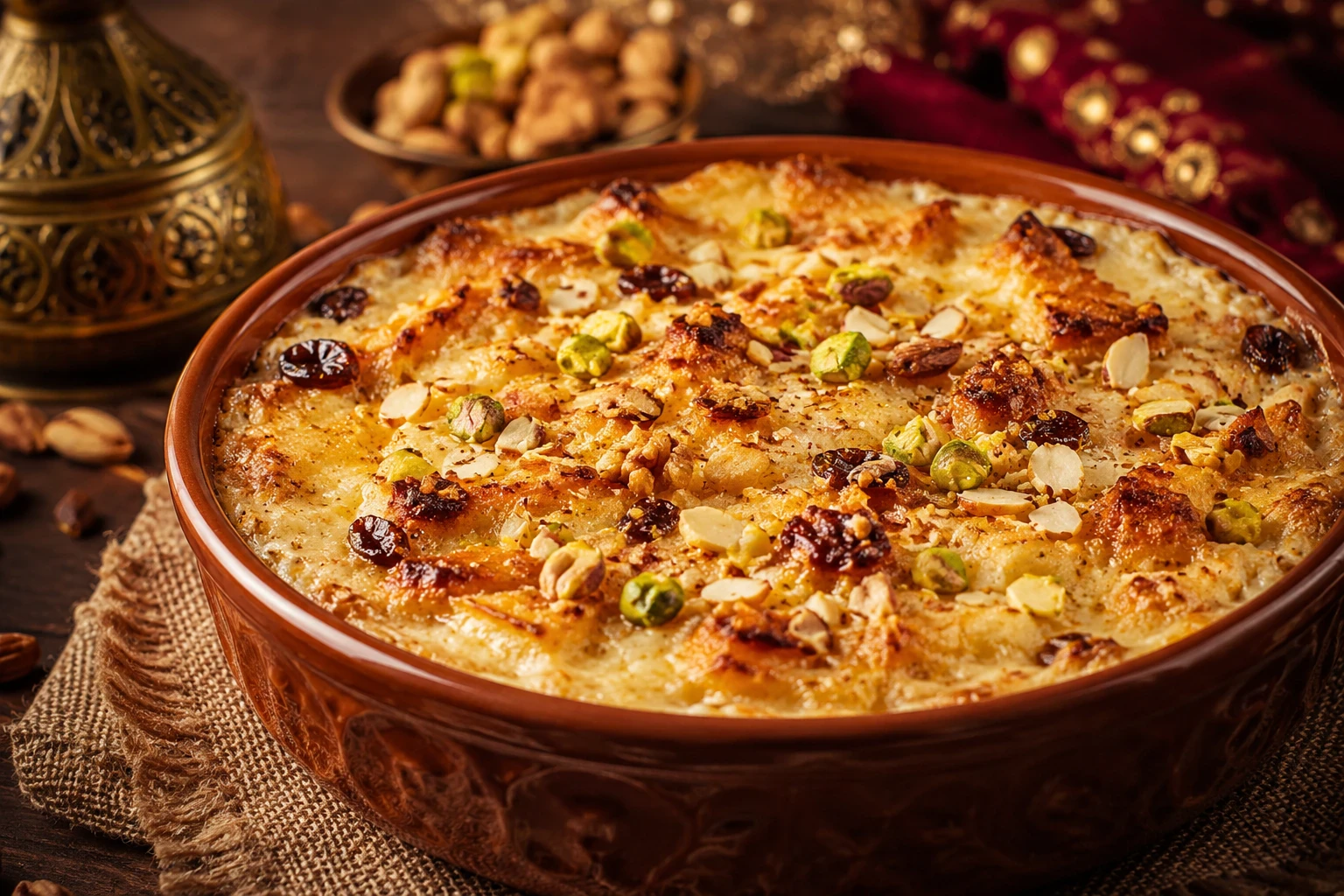 image about طريقة عمل أم علي الأصلية بطعم خطير مثل أشهر محلات الحلويات