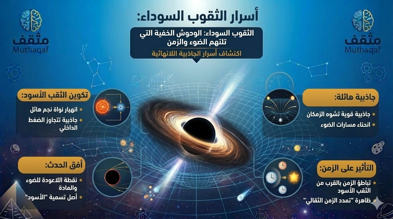 image about الثقوب السوداء – الوحوش الخفية التي تلتهم الضوء والزمن