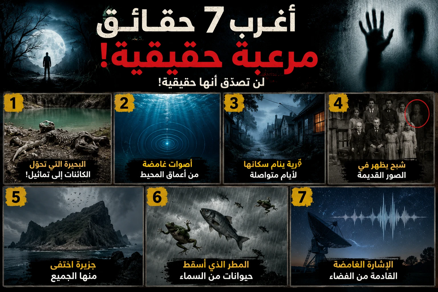 image about أغرب 7 حقائق مرعبة لن تصدّق أنها حقيقية