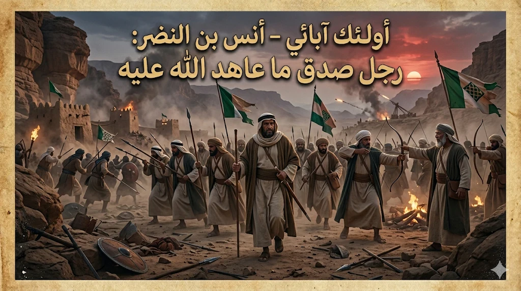 image about أولئك آبائي – أنس بن النضر: رجل صدق ما عاهد الله عليه