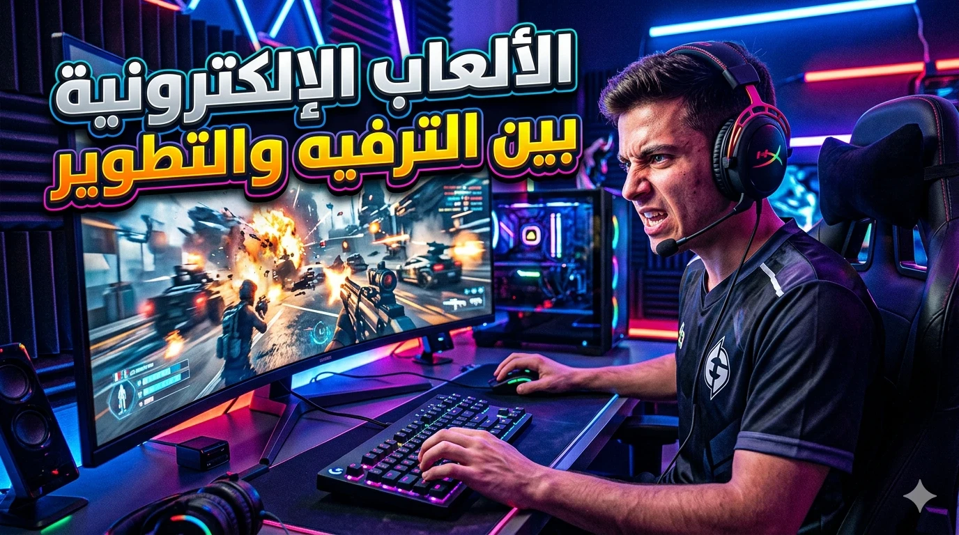 image about الألعاب الإلكترونية بين الترفيه والتطوير: ثورة رقمية غيّرت العالم