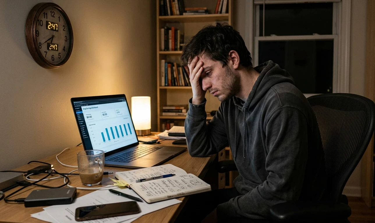 image about تبذل ساعات يوميًا ولا تحقق أي دخل؟ 3 أخطاء يقع فيها معظم المبتدئين على الإنترنت