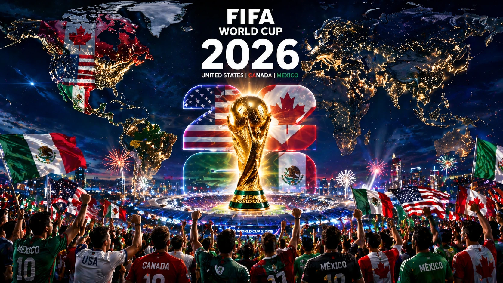 image about 🚨 العالم يستعد لأكبر كأس عالم في التاريخ! تعرف على آخر تجهيزات مونديال 2026 ومفاجآت النسخة الجديدة بمشاركة 48 منتخبًا. ⚽🏆
